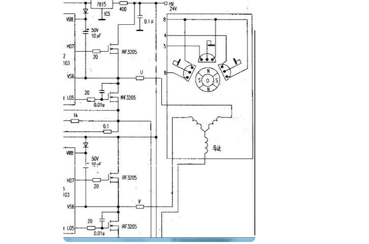 48V無刷直流電機(jī)接線原理